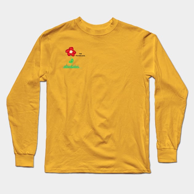 This Kinda Sucks Flower Long Sleeve T-Shirt by Copper City Dungeon